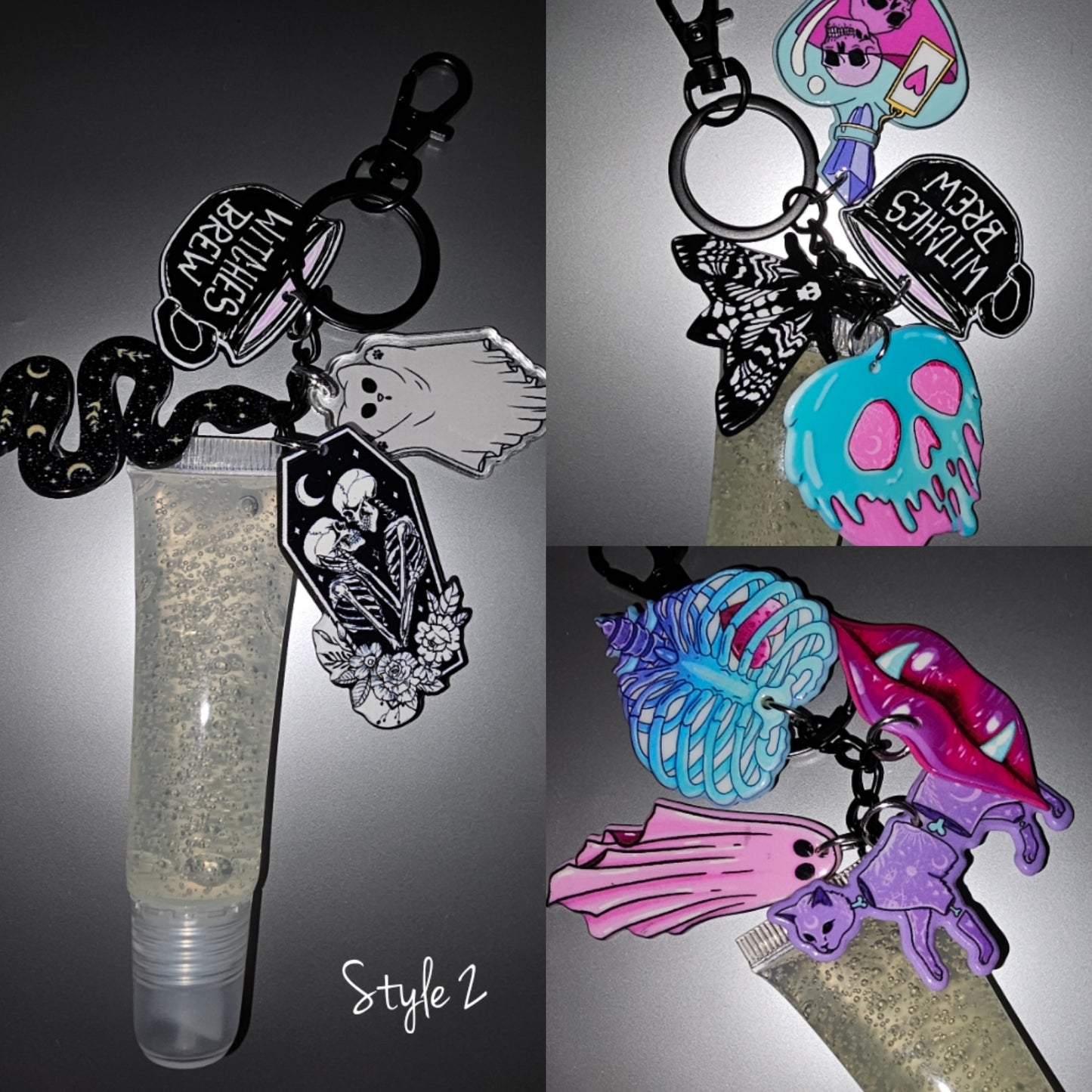 Spooky keychain gloss
