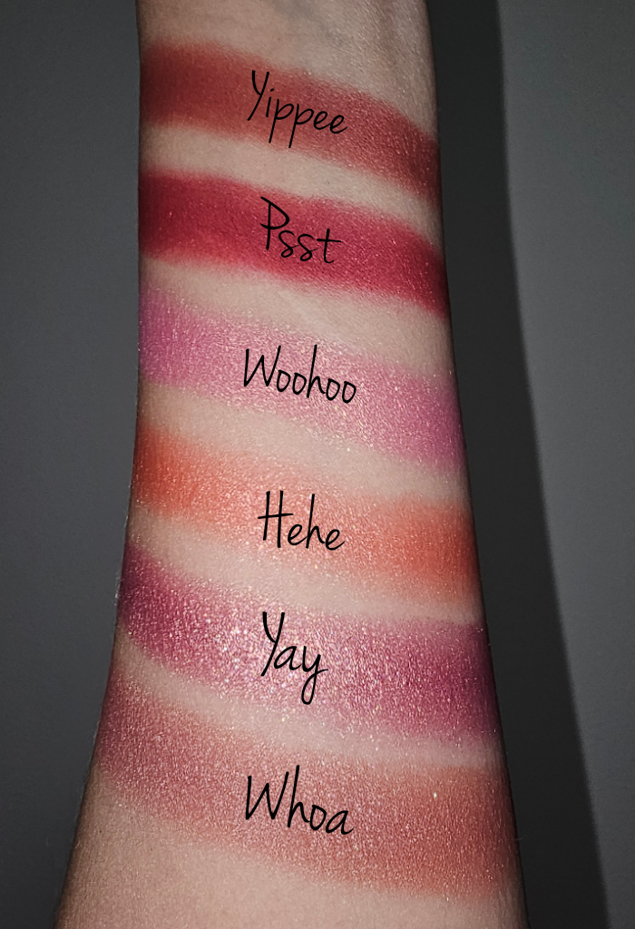 Glimmers blush/hilite palette