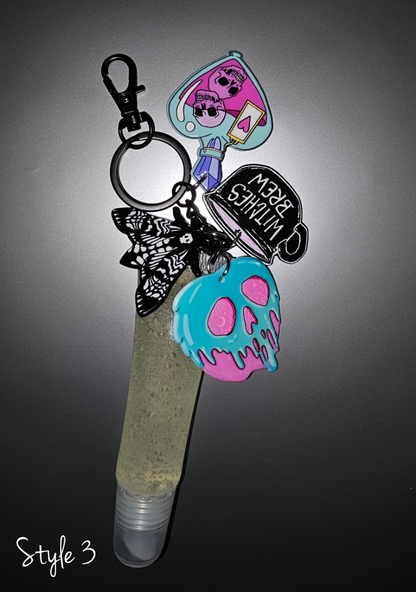 Spooky keychain gloss