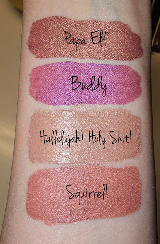 2025 advent Lip Poetry mattes