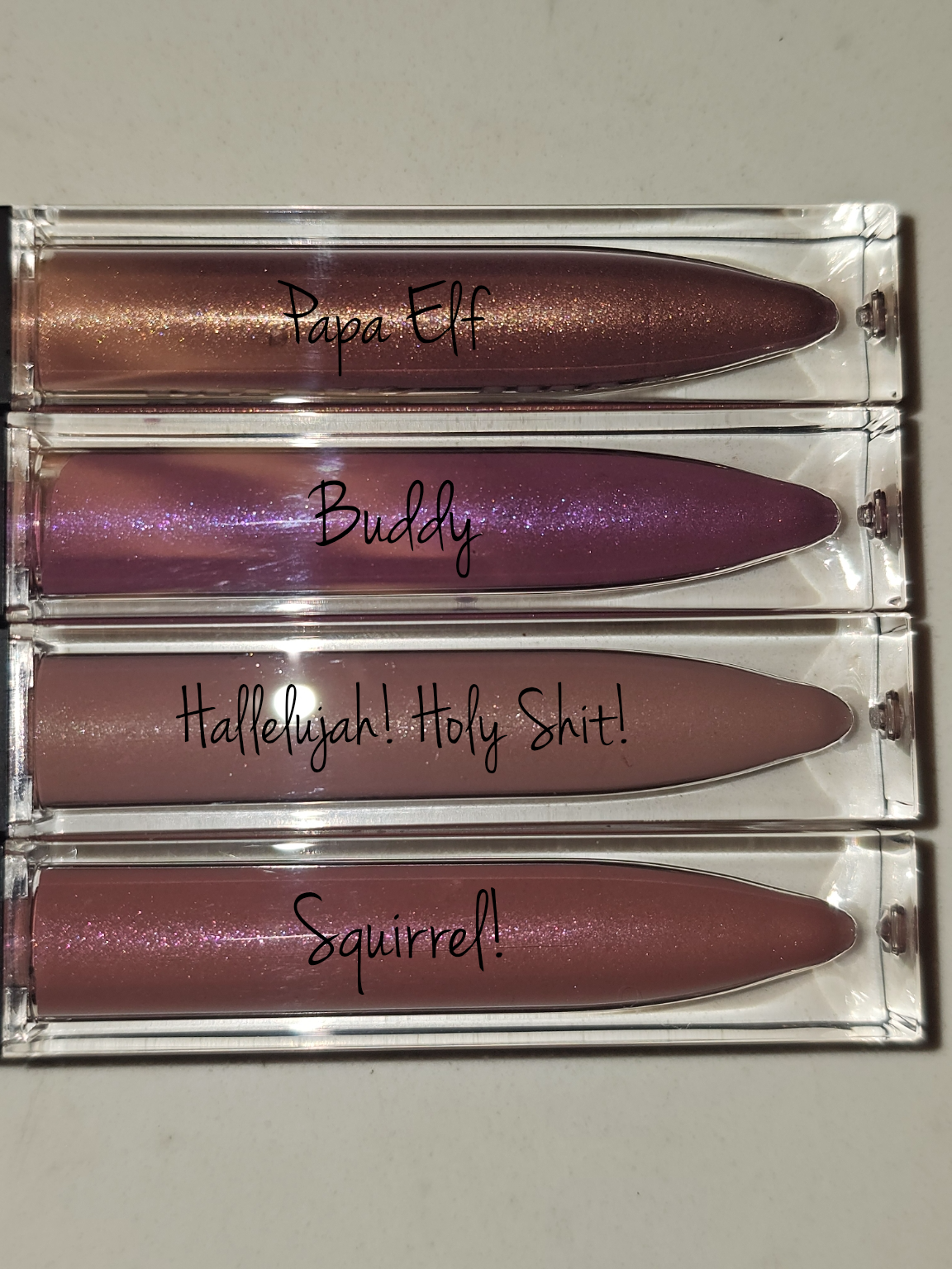 2025 advent Lip Poetry mattes