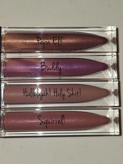 2025 advent Lip Poetry mattes